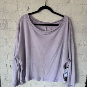 NWT Free People oversized Purple Mist sweater